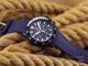 New IWC Aquatimer Chrono Quartz Copy Watch - Blue&White Bezel Black Case (5)_th.jpg
